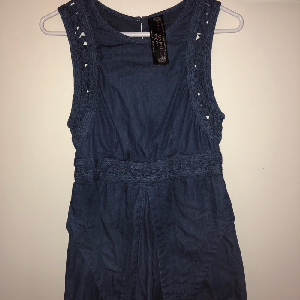 Free people denim dress size 6